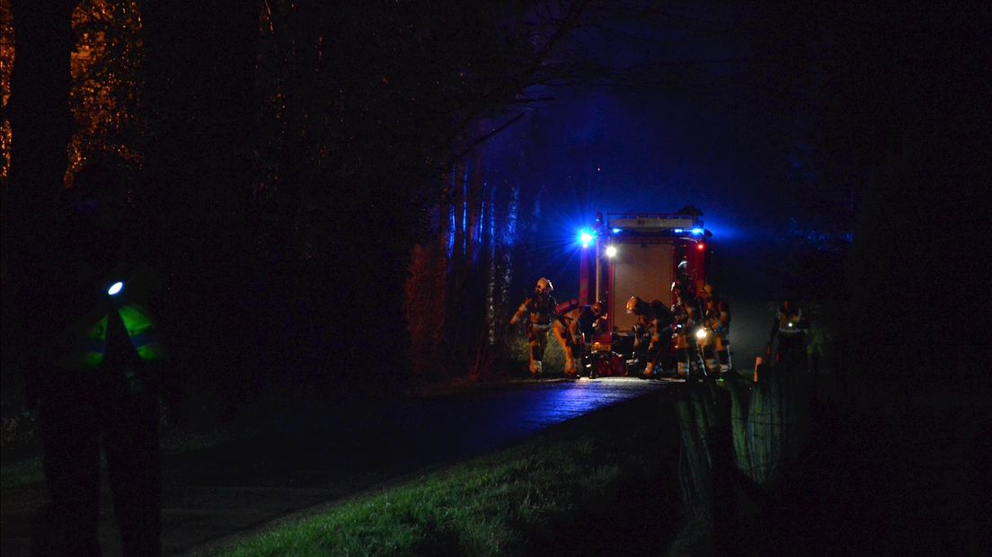 Grote brand bij woonhuis in De Pol