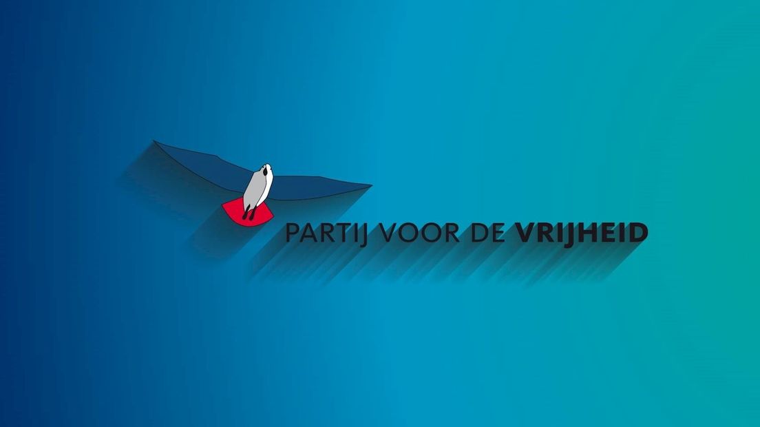 Het logo van de PVV