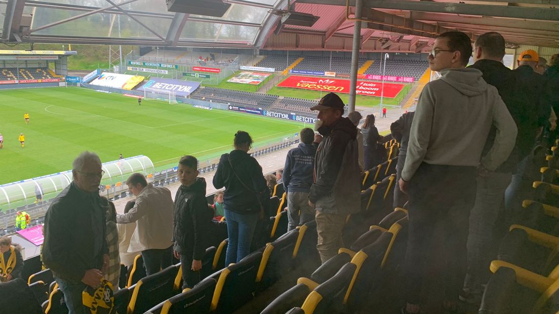 In VVV-stadion De Koel vond een ontruimingsoefening plaats. 