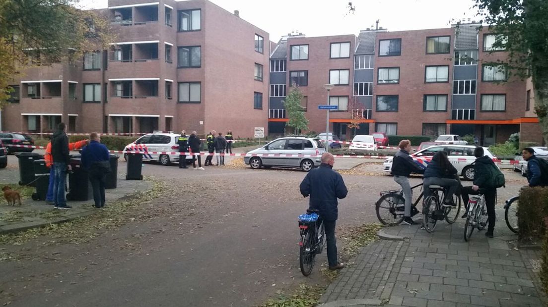 De Antaresstraat, na de schietpartij in 2016.
