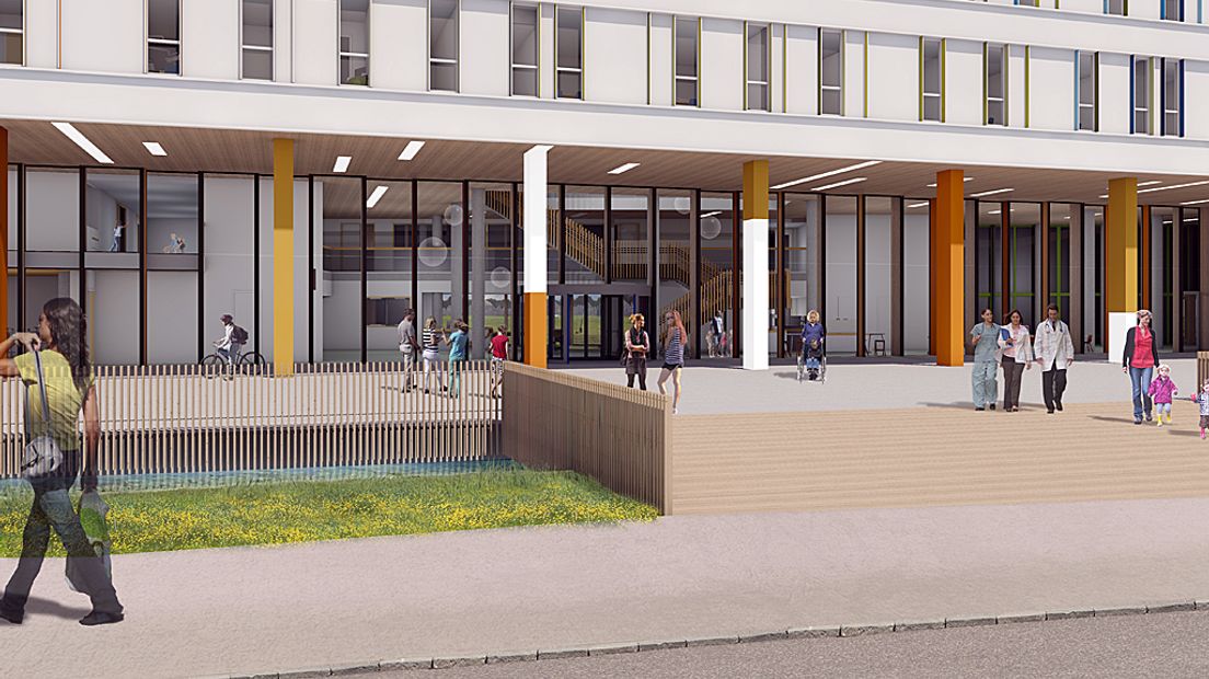 Impressie van het nieuwe Prinses Máxima Centrum