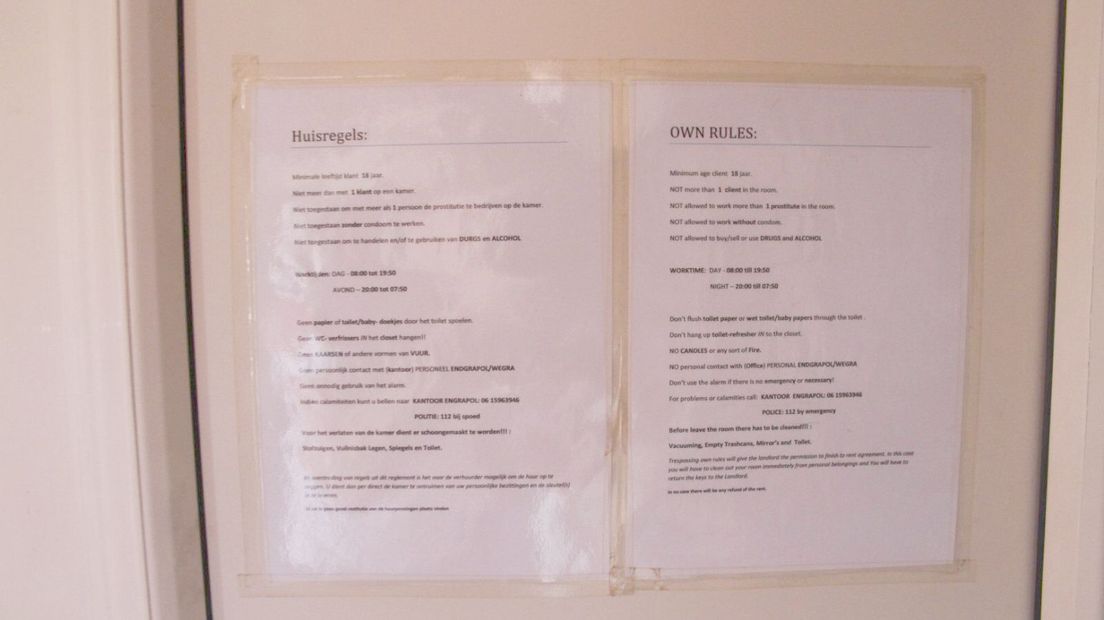 De huisregels.