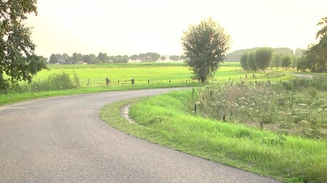 De plek van de overval op het bejaarde echtpaar