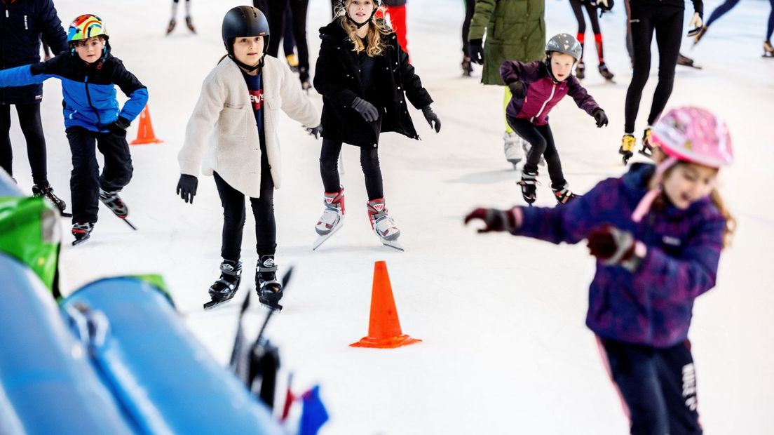 Schaatsen op de 400-meterbaan