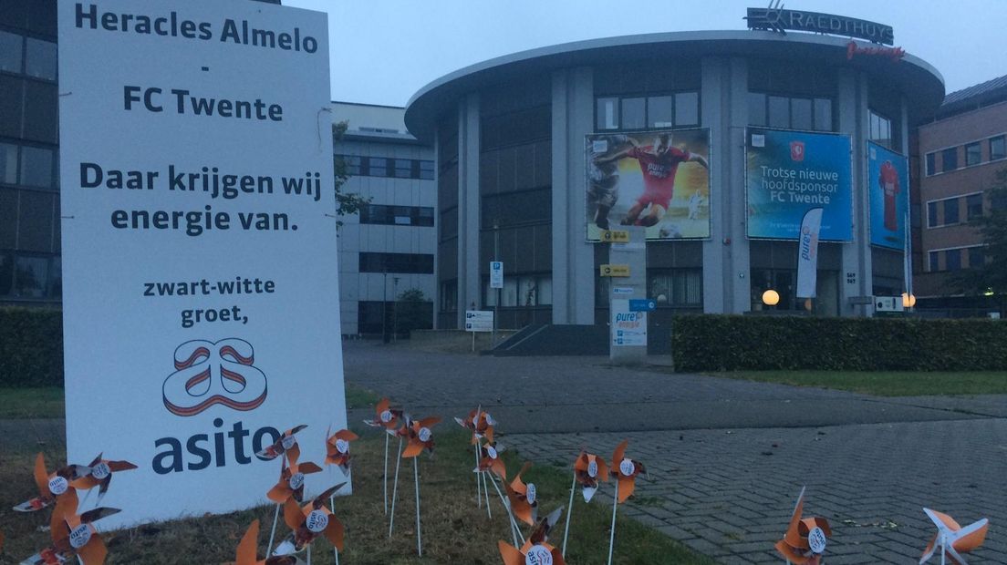 Regionale rivaliteit tussen sponsor Heracles en Twente