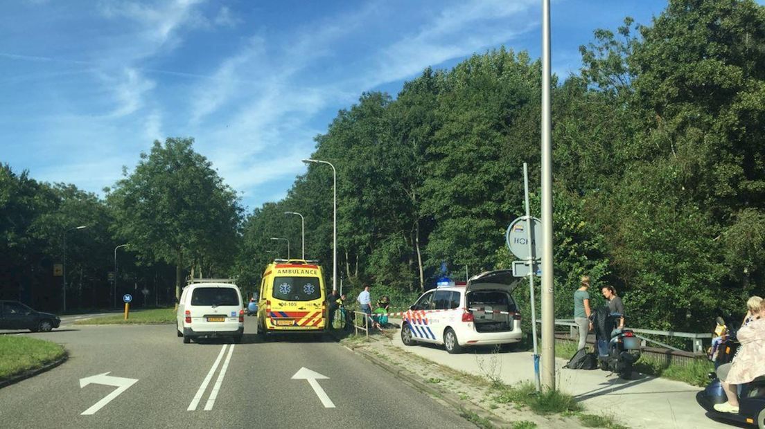 Fietsster gewond