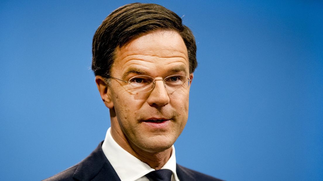 Minister-president Mark Rutte.