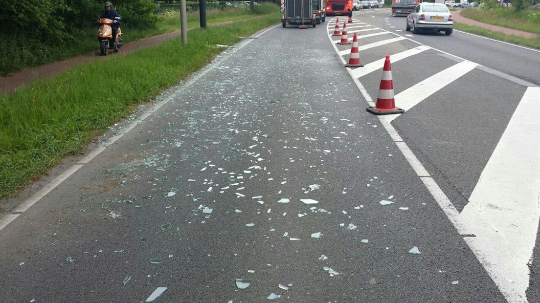 Glas op de Usselerrondweg