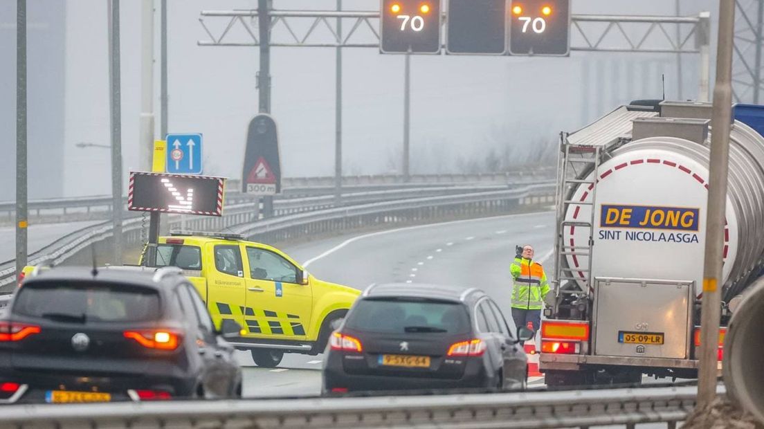Verkeer wordt omgeleid op de Ring Zuid