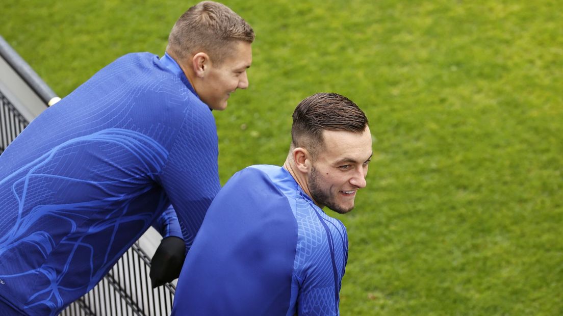 Kjell Scherpen en Justin Bijlow