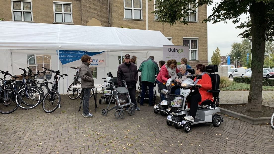 Op het festival kunnen ook rollators en scootmobielen worden getest