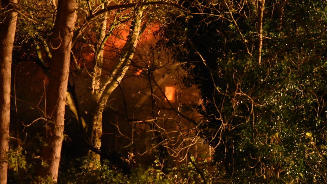 Brand in Wilhelminaoord