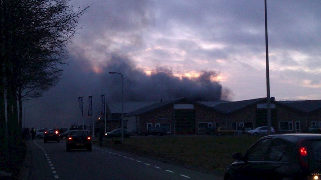 Zeer grote brand Steenwijk.