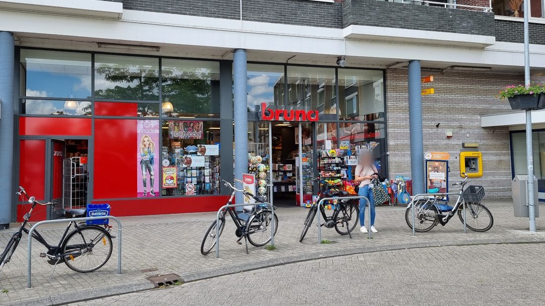 De boekwinkel aan het Overwinningsplein in Groningen