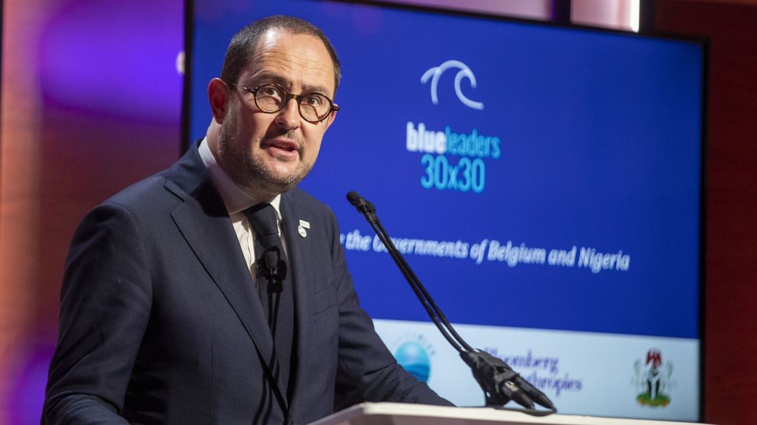 De Belgische minister Van Quickenborne