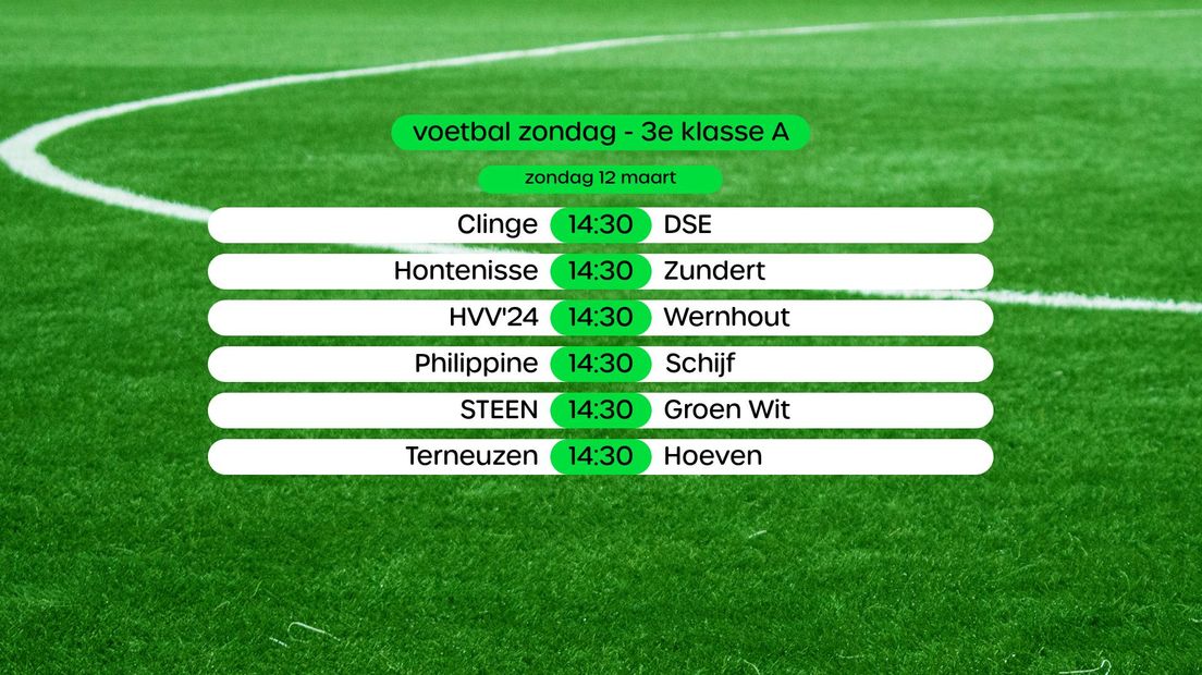 Programma 3e klasse A, swipe voor stand