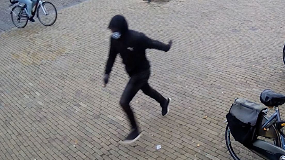 De overvaller op zijn vlucht