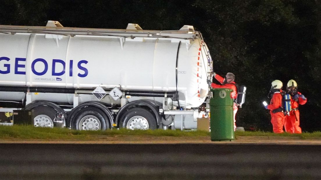Lekkende vrachtwagen