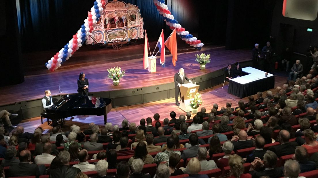 De ceremonie in Utrecht.