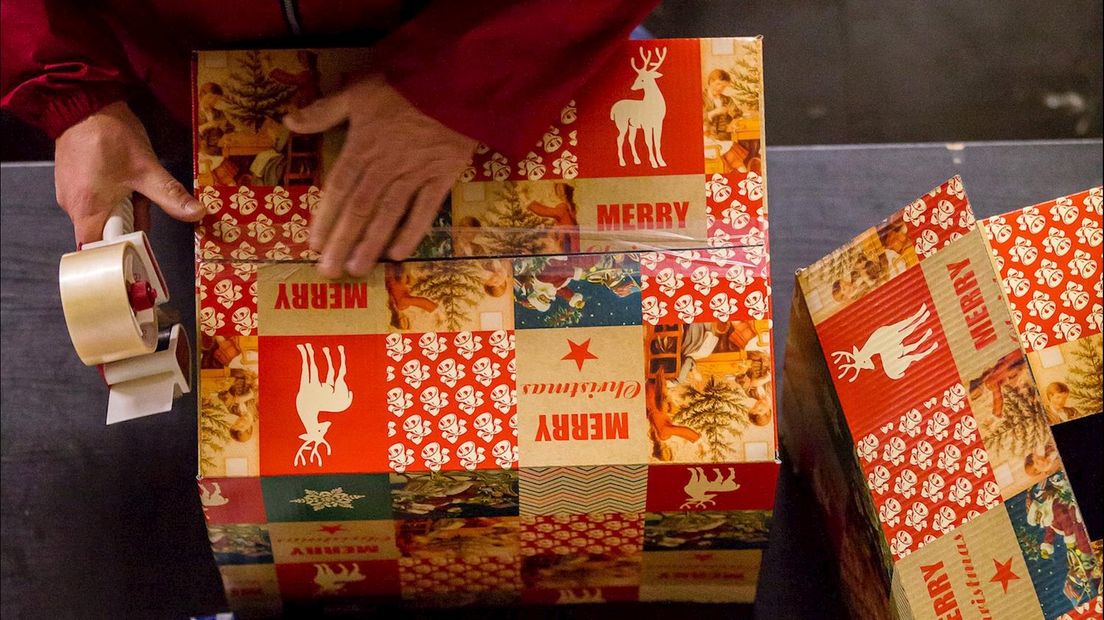 Kerstpakkettenactie in Zwolle