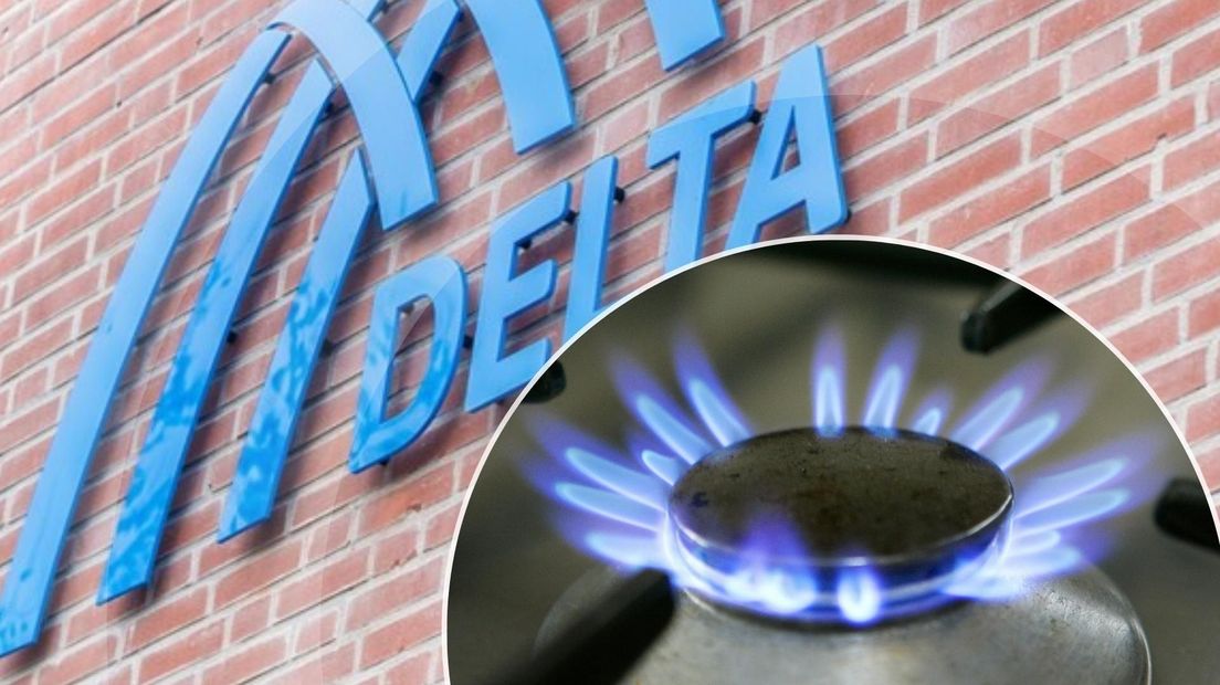 Logo Delta met gaspitje