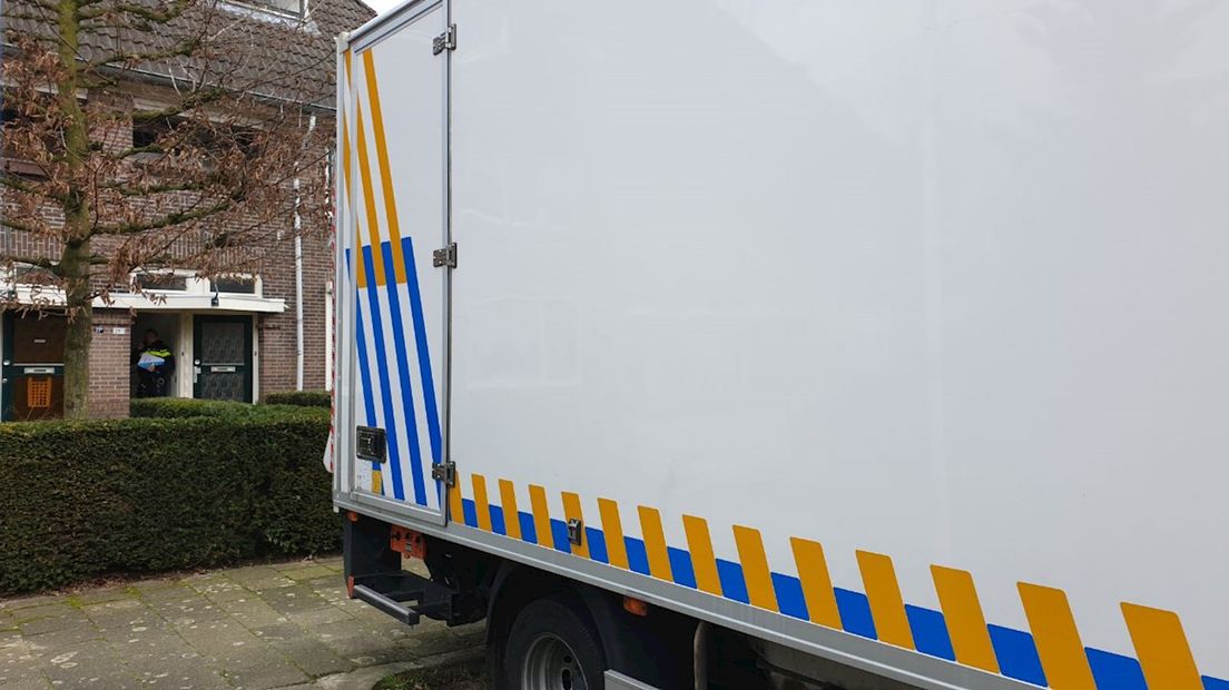 De ontruiming aan de Sophiastraat in Hengelo