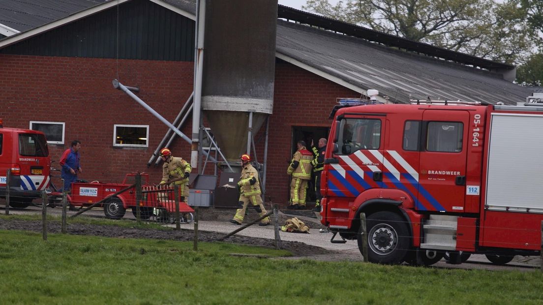 Brandweer schiet te hulp