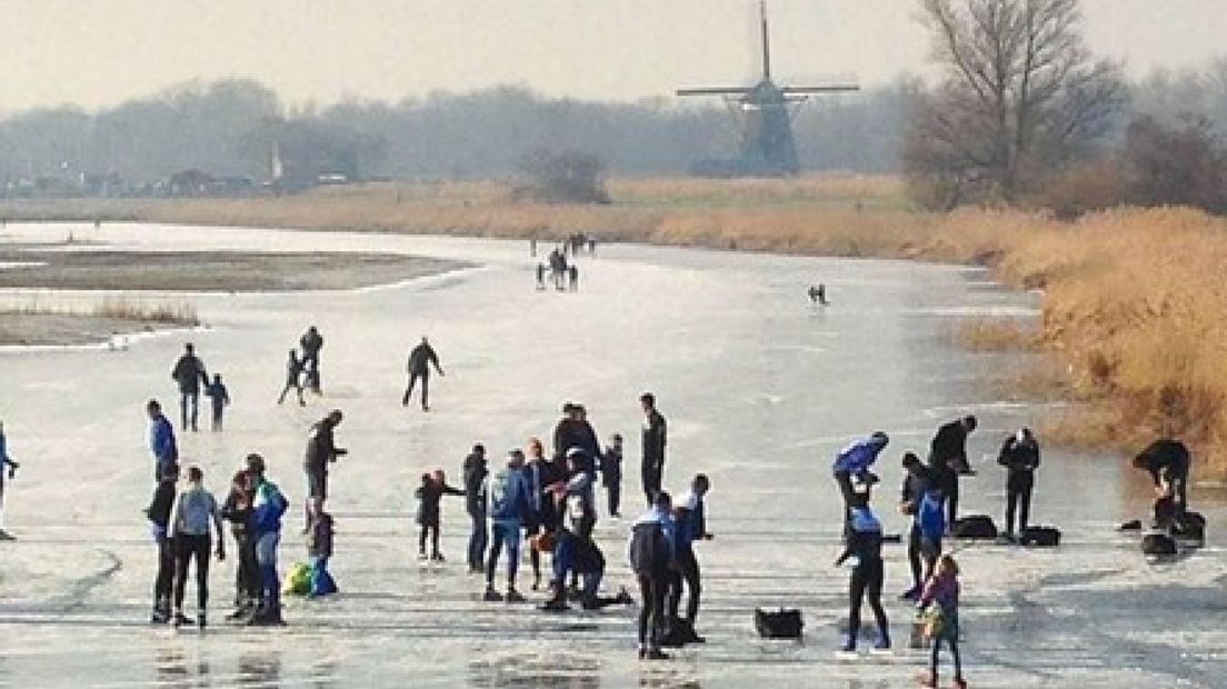 Schaatspret in Zevenhuizen in 2017