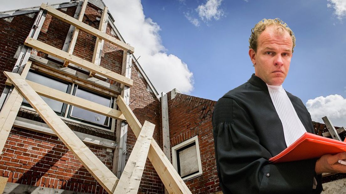 Advocaat Pieter Huitema staat 120 aardbevingsgedupeerden uit Groningen bij voor het gerechtshof.
