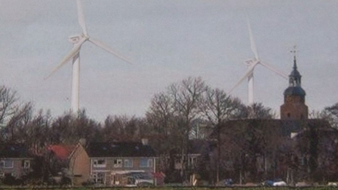 Impressie windmolenpark Blokzijl