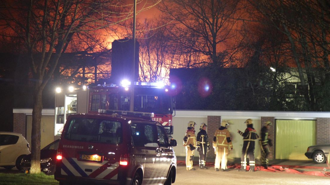 Grote brand in Hengelo