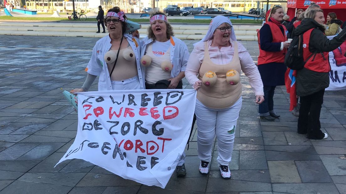 "We worden uitgekleed", vinden de verpleegkundigen.
