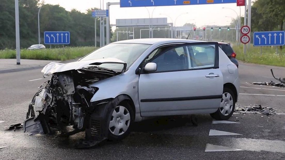 Ongeluk op IJsselallee in Zwolle