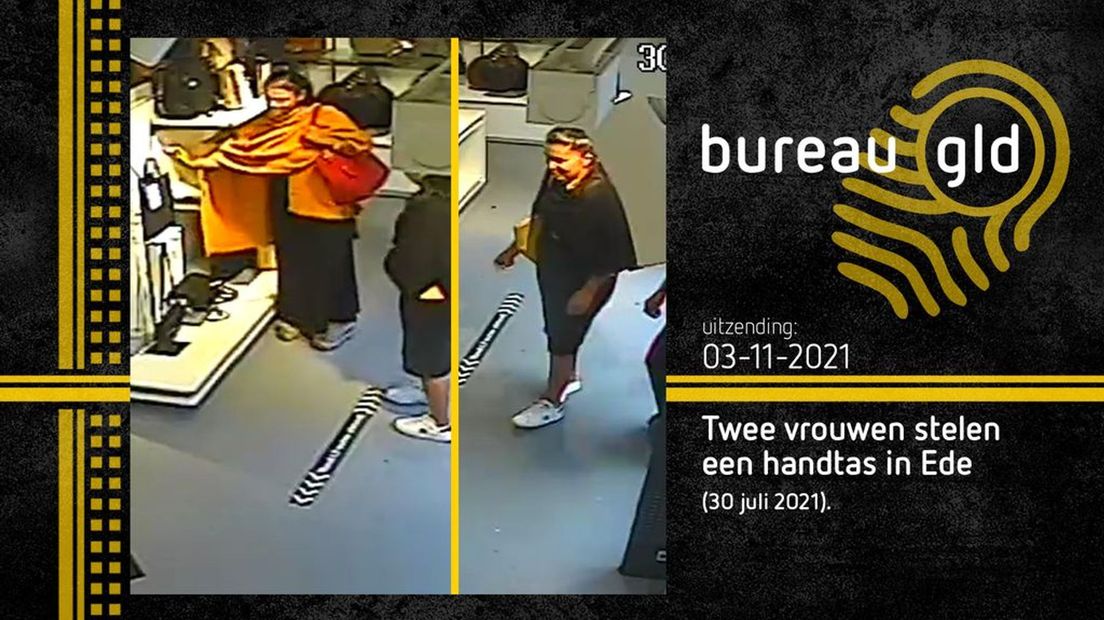 Deze vrouwen stelen een tas in Ede.