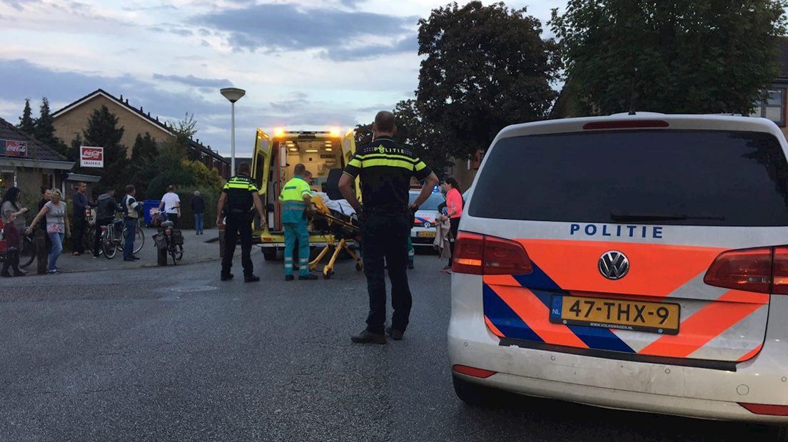 Vrouw gewond na val van fiets