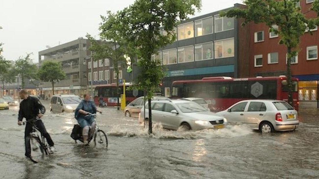 Wateroverlast in Enschede