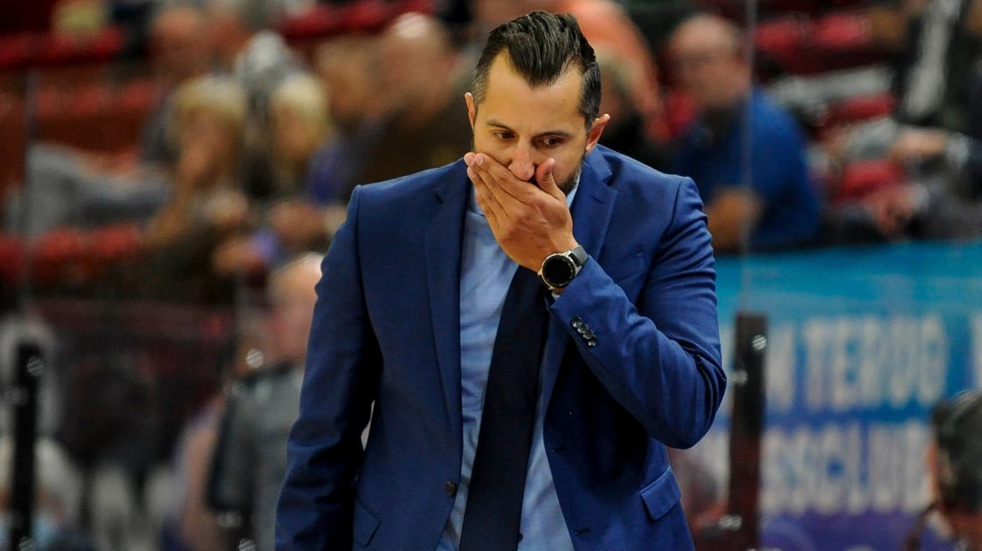 Donar-coach Matthew Otten op archiefbeeld
