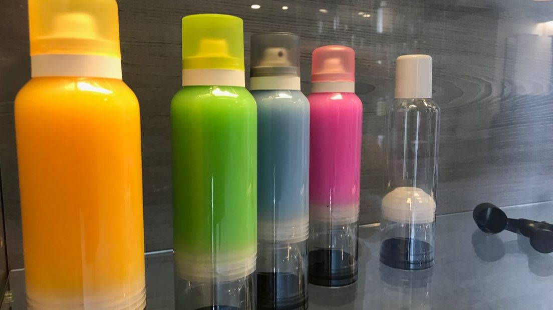 De spuitbussen van MOTON maken geen gebruik van drijfgas
