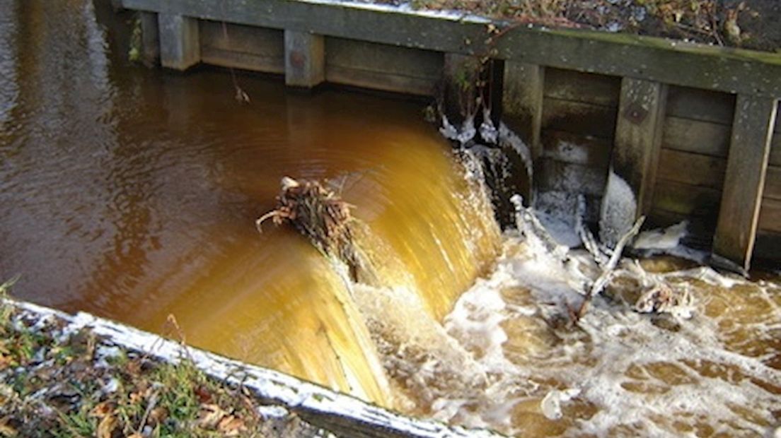 Stuw in De Reest