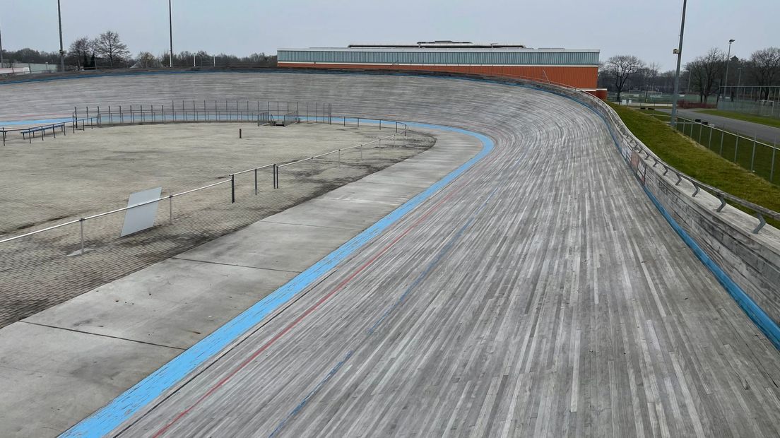 De wielerbaan in Assen