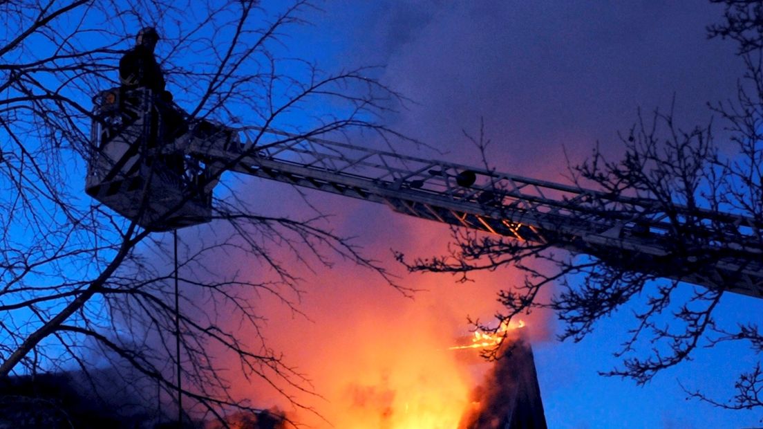 woningbrand in Haaksbergen
