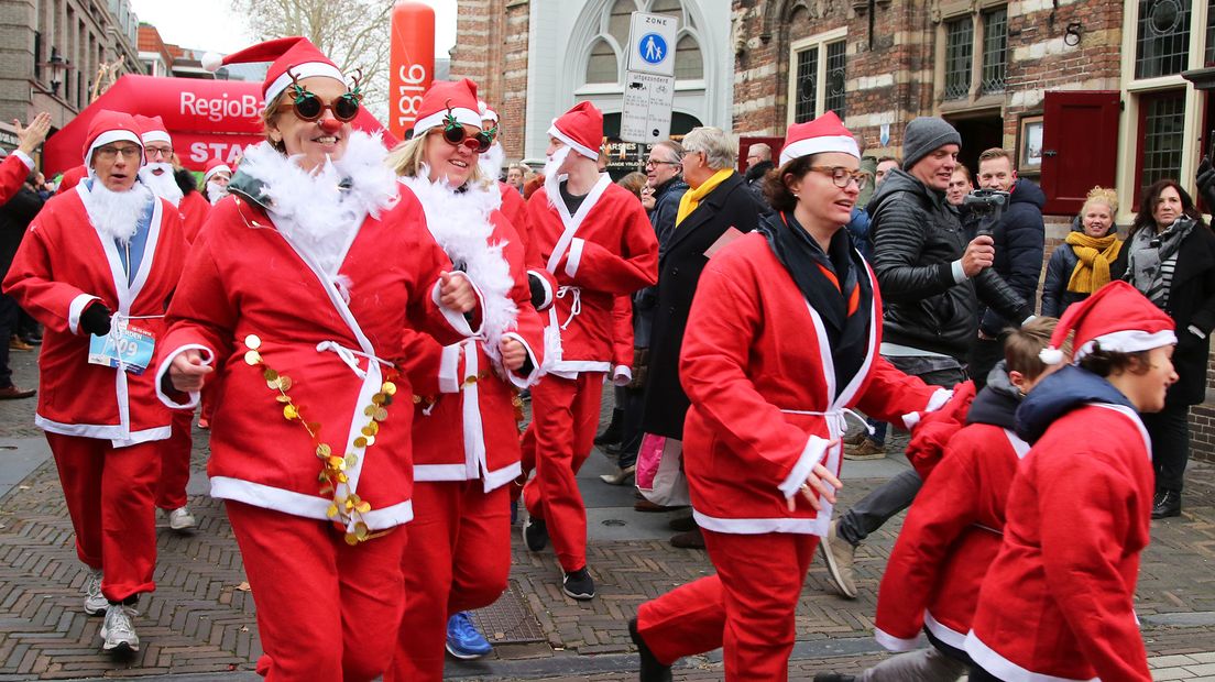 De Santa Run in Woerden.