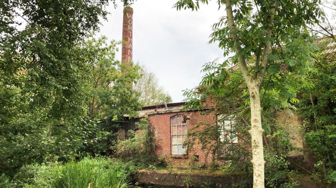 De verlaten kalkfabriek in Wildervank waar de inval werd gedaan