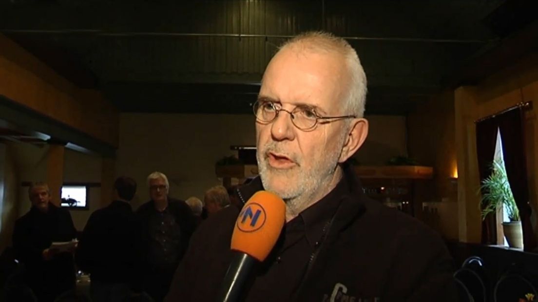 Burgemeester Meindert Schollema van Pekela