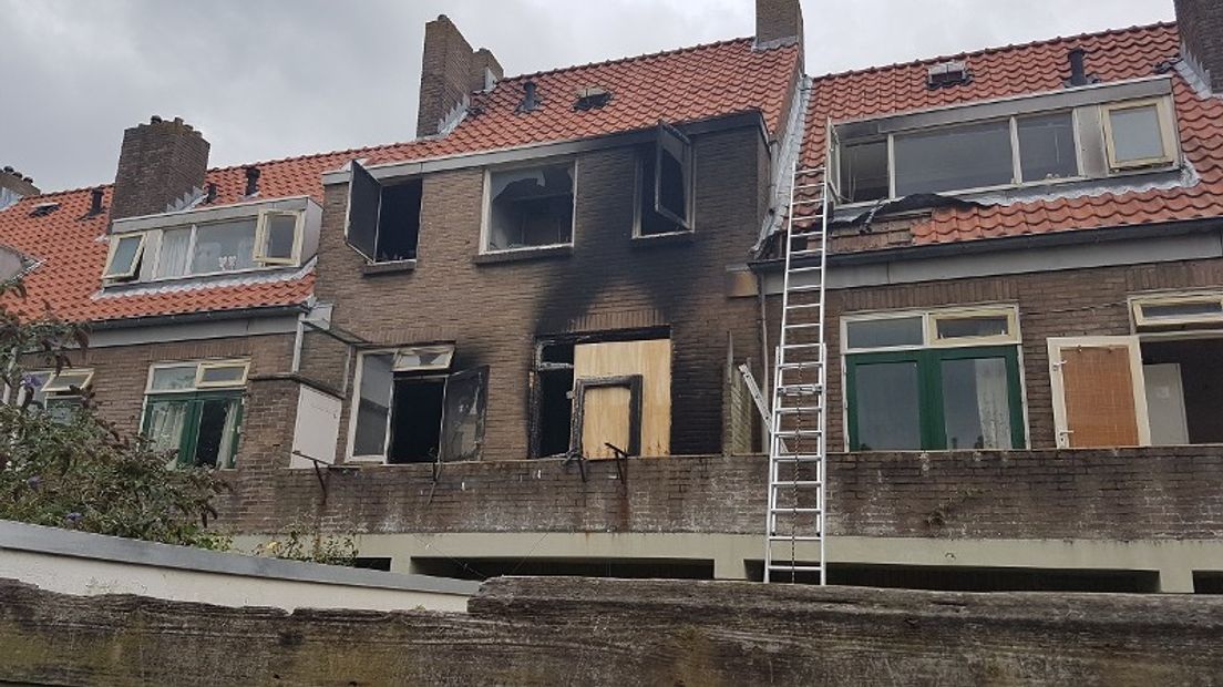 uitgebrande woning Nieuw Bonedijkelaan in Vlissingen