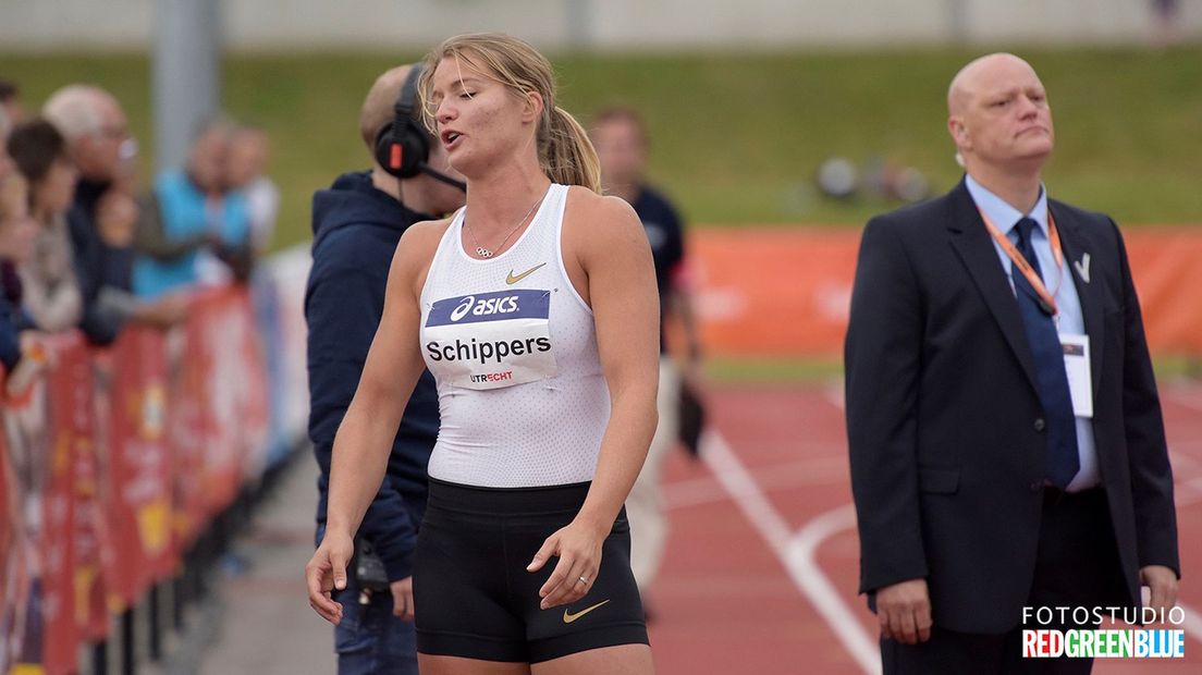 Dafne Schippers is boos over haar diskwalificatie