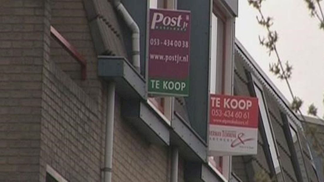 Stijging huizenverkoop in Overijssel minst groot