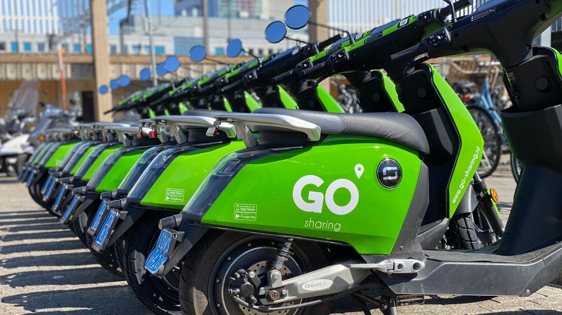 Honderd scooters staan sinds vandaag in Assen (Rechten: Go Sharing)