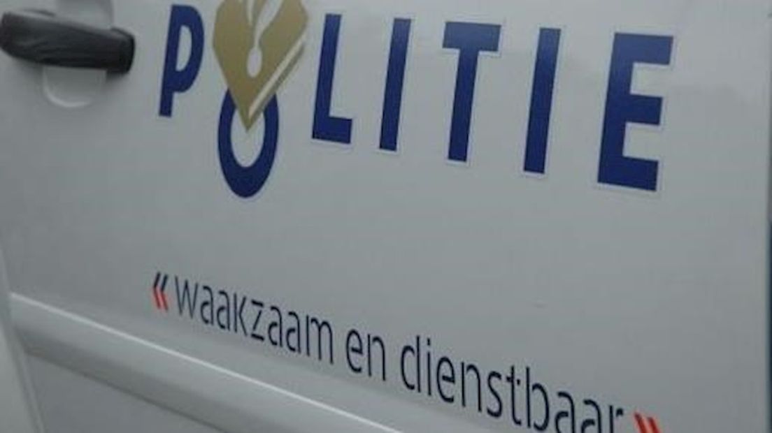 Door het ongeluk is een file ontstaan