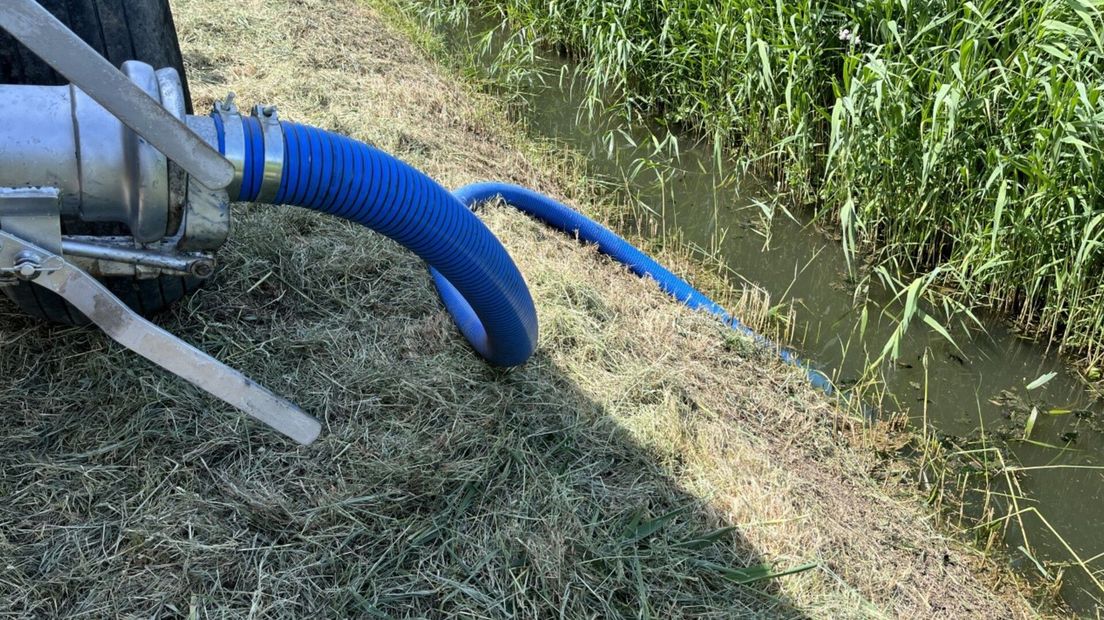 Het vullen van de giertank duurt enkele minuten